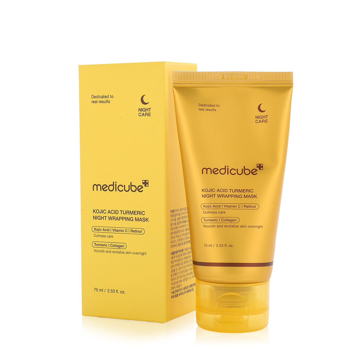 Medicube-Kojic Acid Turmeric Night Wrapping Mask - 75Ml