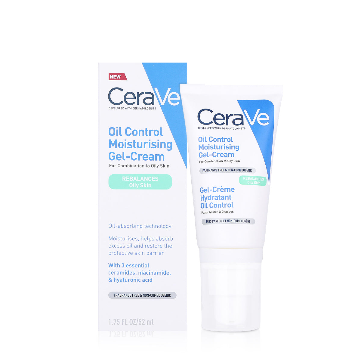 Moisturizing gel cream for controlling oily skin, combination to oily - 52 ml