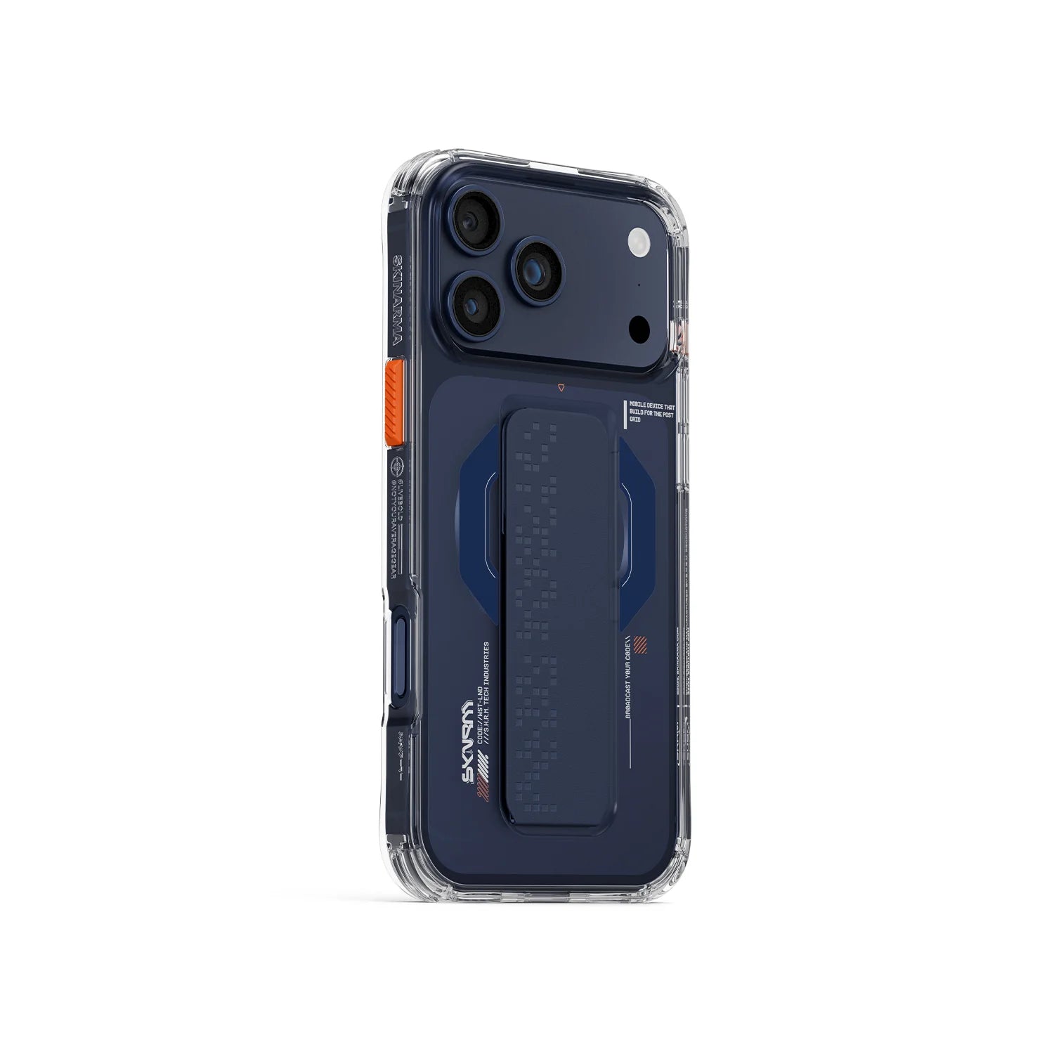 Skinarma Iphone 17 Pro Haxa (Mag-Charge + Grip-Stand) - Blue