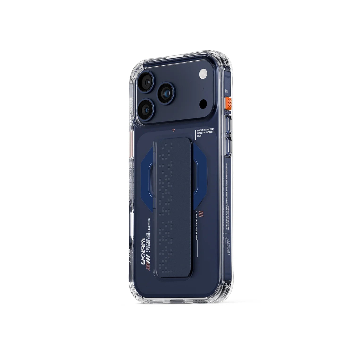 Skinarma Iphone 17 Pro Haxa (Mag-Charge + Grip-Stand) - Blue