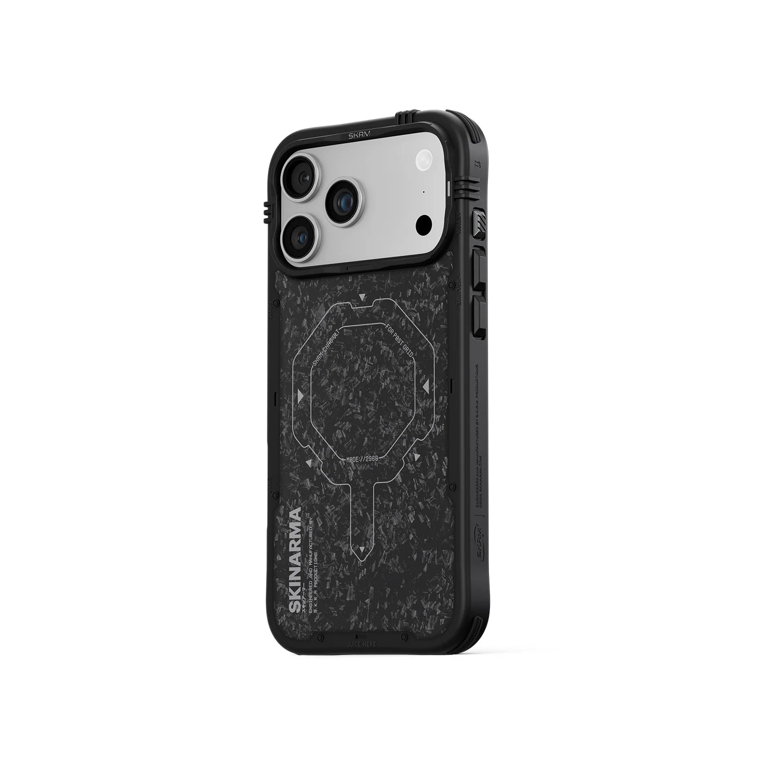 Skinarma Iphone 17 Pro Vektor (Mag-Charge) - Onyx