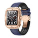 Swiss Military ALPS 2 Rose Gold Frame Blue leather Strap - Future Store