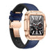 Swiss Military ALPS 2 Rose Gold Frame Blue leather Strap - Future Store