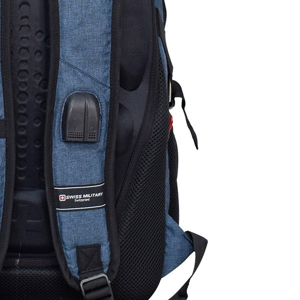 Swiss Military Backpack Luxury Blue 34L