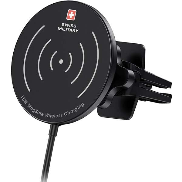 Swiss Military MagSafe Car Charger Black