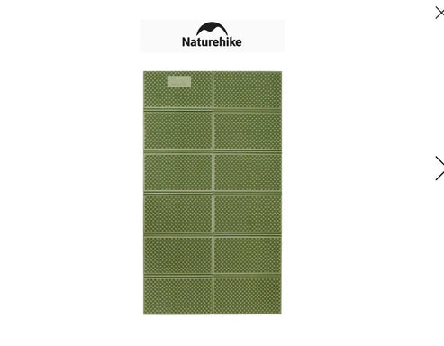 Naturehike Troues-R1.8 Egg Nest Folding Moisture Proof Pad - Olive Green / Double (200*120*1.8)