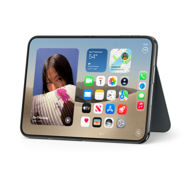غطاء IPHONE DUO FOLIO مع حامل - أزرق كحلي 