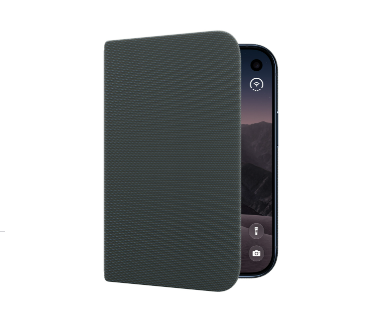 غطاء IPHONE DUO FOLIO مع حامل - أزرق كحلي 