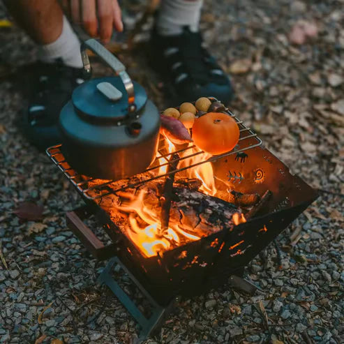 Naturehike Folding Fire Rack - Black (30*30*23)
