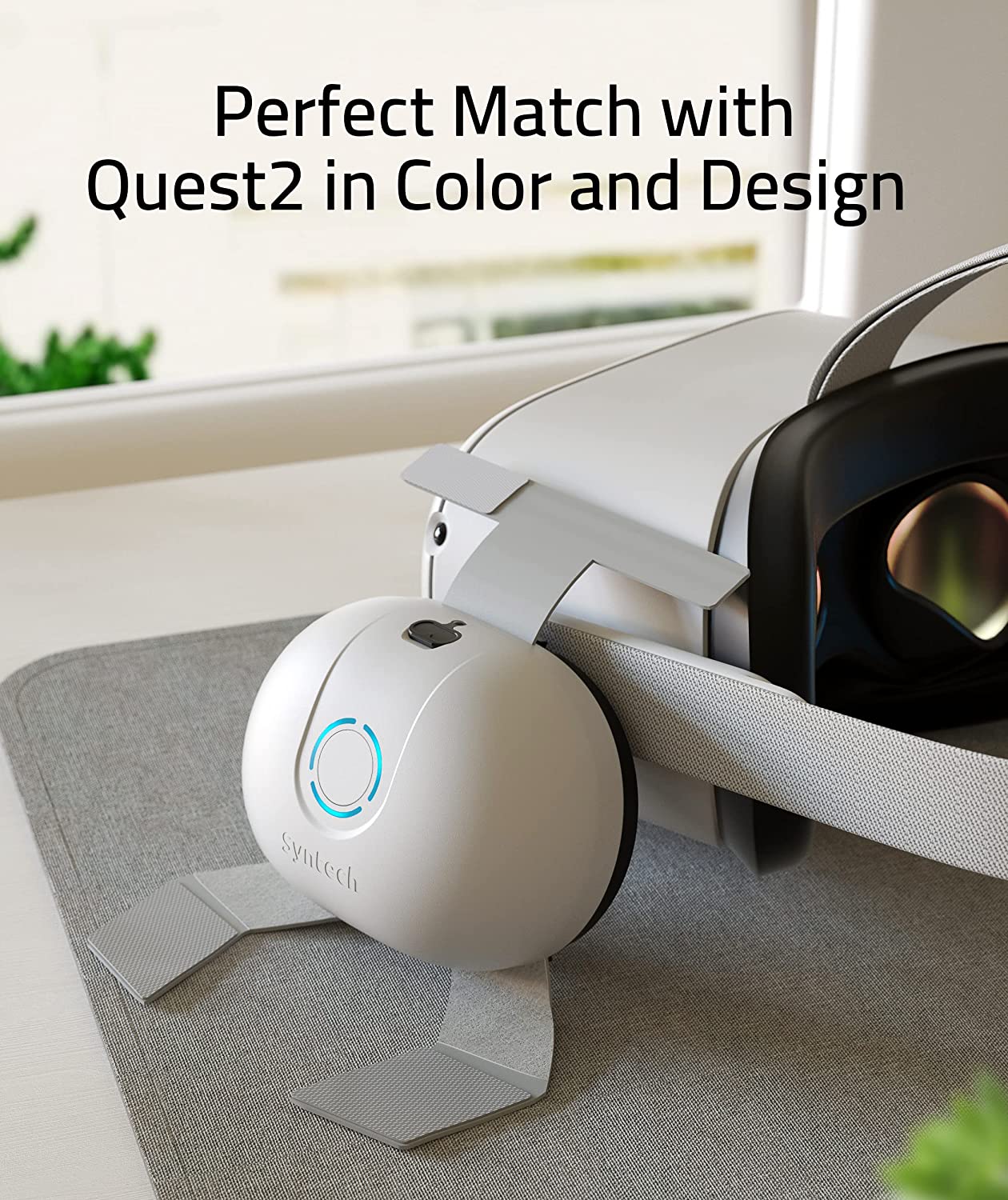 Syntech VR 10,000mAh Battery Pack Compatible with Meta/Oculus Quest 2 White