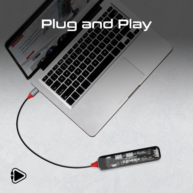 7-في 1 محور USB-C متعدد الشفافة مع تسليم الطاقة 100W-TJR0KWI