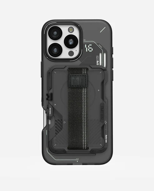 AULUMU G03 Multi-Tool Magnetic Metal Wallet Frosted Cover - Black