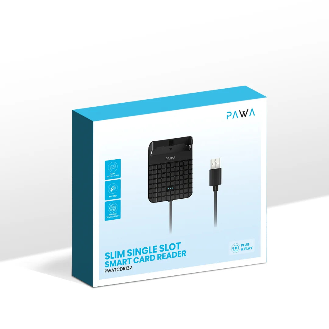 Pawa  Slim Single Slot Smart Card Reader