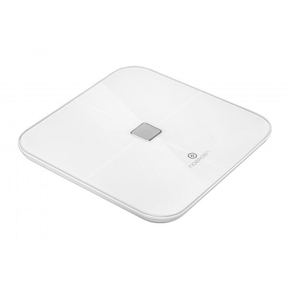 Noerden SENSORI White Wi-Fi Smart Body Scale with Heart Rate & Body Metrics