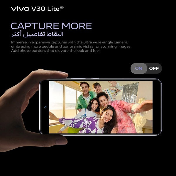 VIVO V30 Lite 12GB | 256GB Crystal Black
