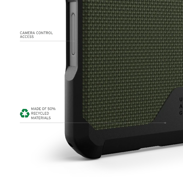 UAG iPhone 16 Pro Max Magsafe Metropolis LT Case Kevlar Olive