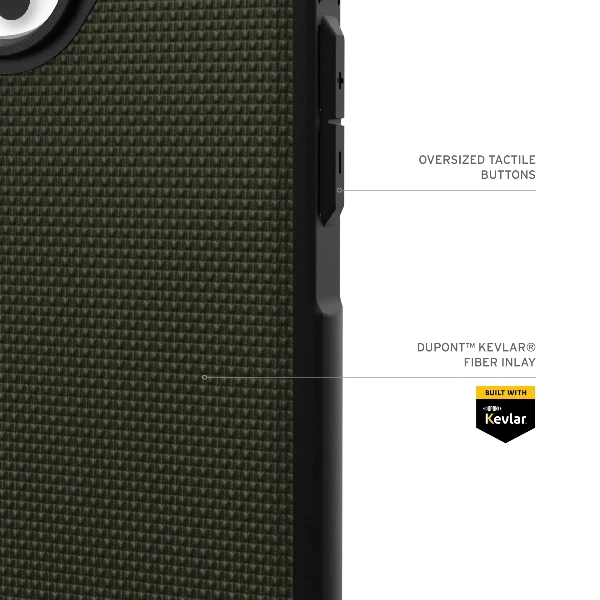 UAG iPhone 16 Pro Max Magsafe Metropolis LT Case Kevlar Olive