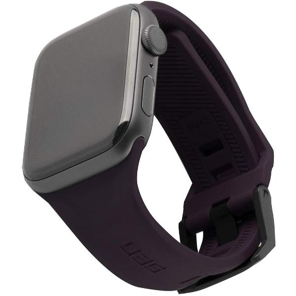 Uag Apple Watch 45Mm/44Mm/42Mm/Ultra Silicone Scout Strap-Aubergi