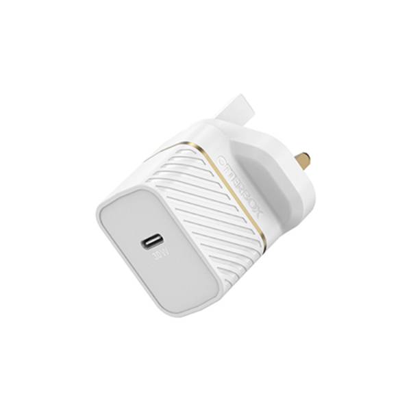 Otterbox UK Wall Charger 30W Gan USB-C Wall Charger/Adapter White
