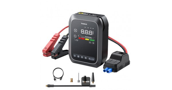 Baseus Primetrip Series Super Energy 4-in-1 Car Jump Starter 1200A - Cluster Black