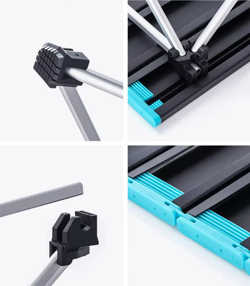 Naturehike FT08 aluminum alloy folding table (Small) - Rock Black (41*34.5*29)