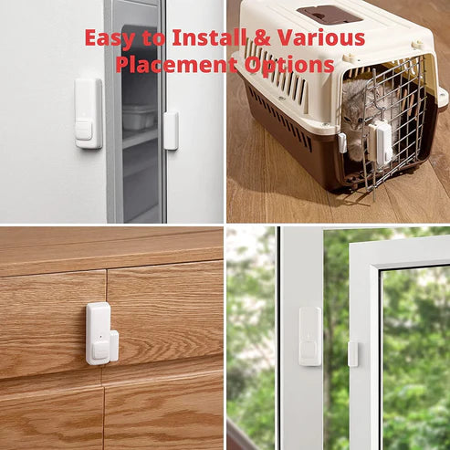 SwitchBot Contact Sensor - Window & Door Alarm Sensor- White