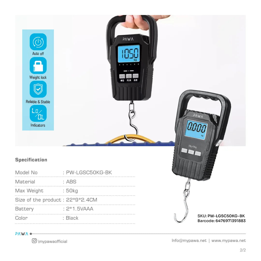 Pawa Voyager Digital Luggage scale