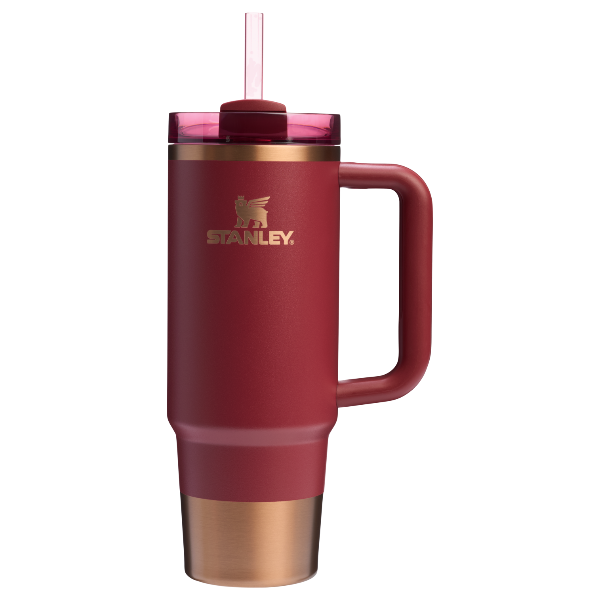 Stanley Quencher H2.0 Flow State Tumbler 30 Oz  887 Ml - Glided Pomegranate