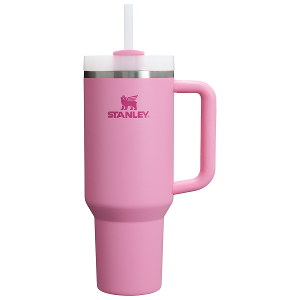 Stanley Quencher Tumbler 40 Oz Peony-Frost Lid (Global Variant)