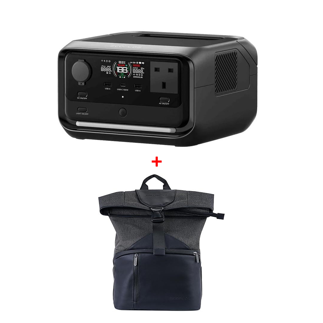Ecoflow River 3 Portable Power Station + Backpack for River 3