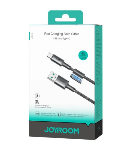 Joyroom S-A50 Unlimited SerieS 3A FaSt Charging Data Cable (USB-A to Type-C) 1.2m-Dark grey