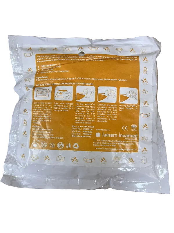 All Wipes Shampoo Cap