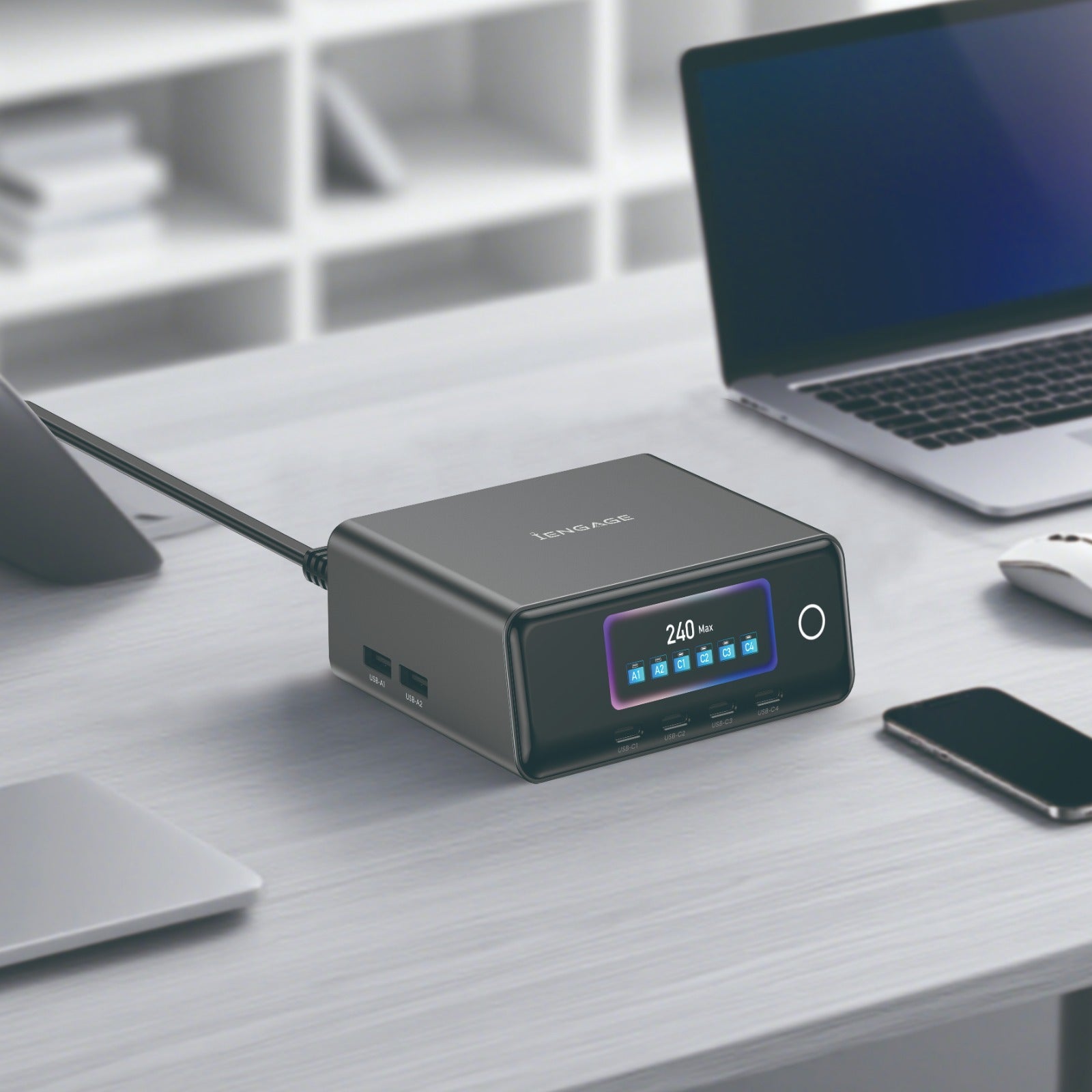 iEngage 5000mAh Powerbank شحن لاسلكي 15W (Copy) 