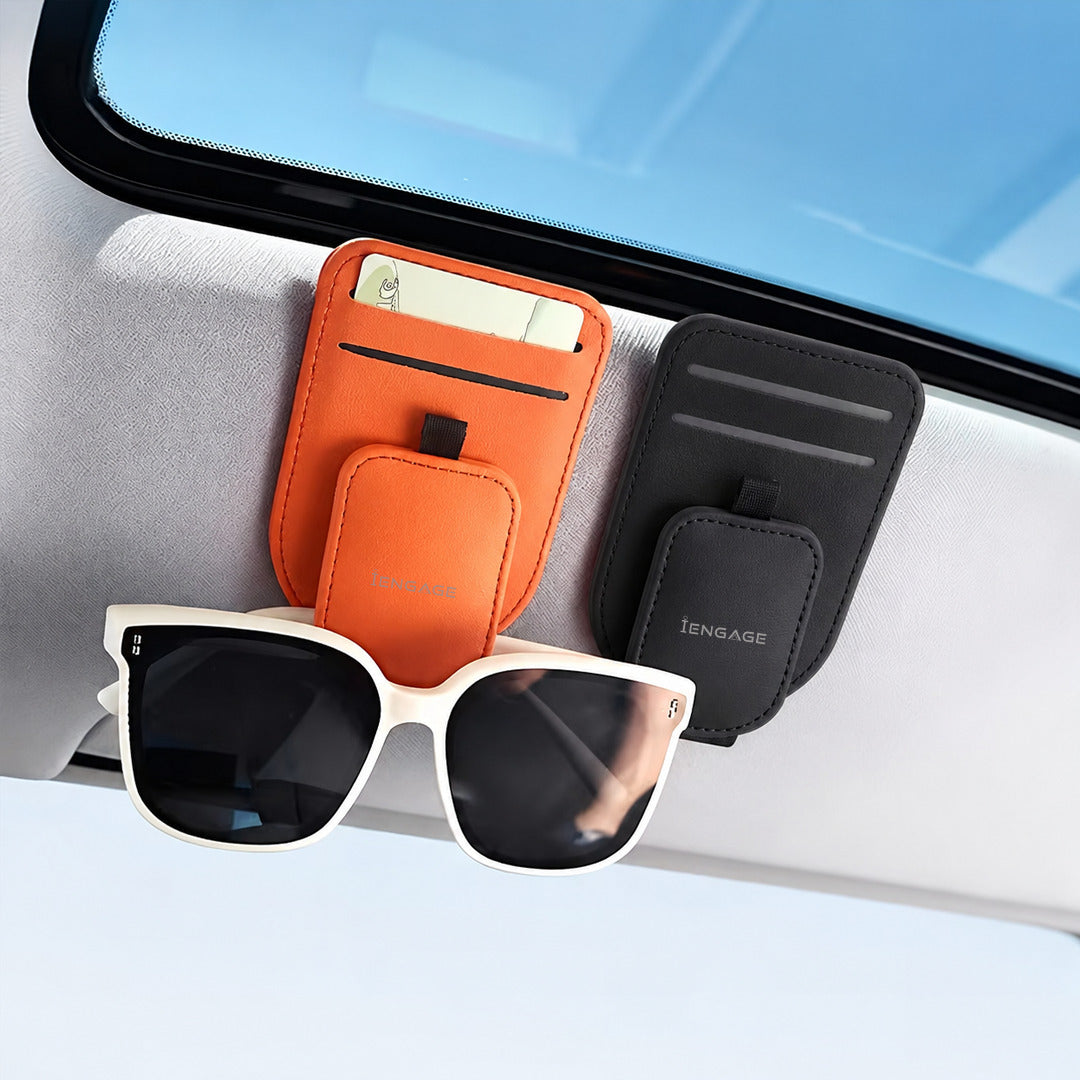 iEngage Car Sunvisor Holder (Black)