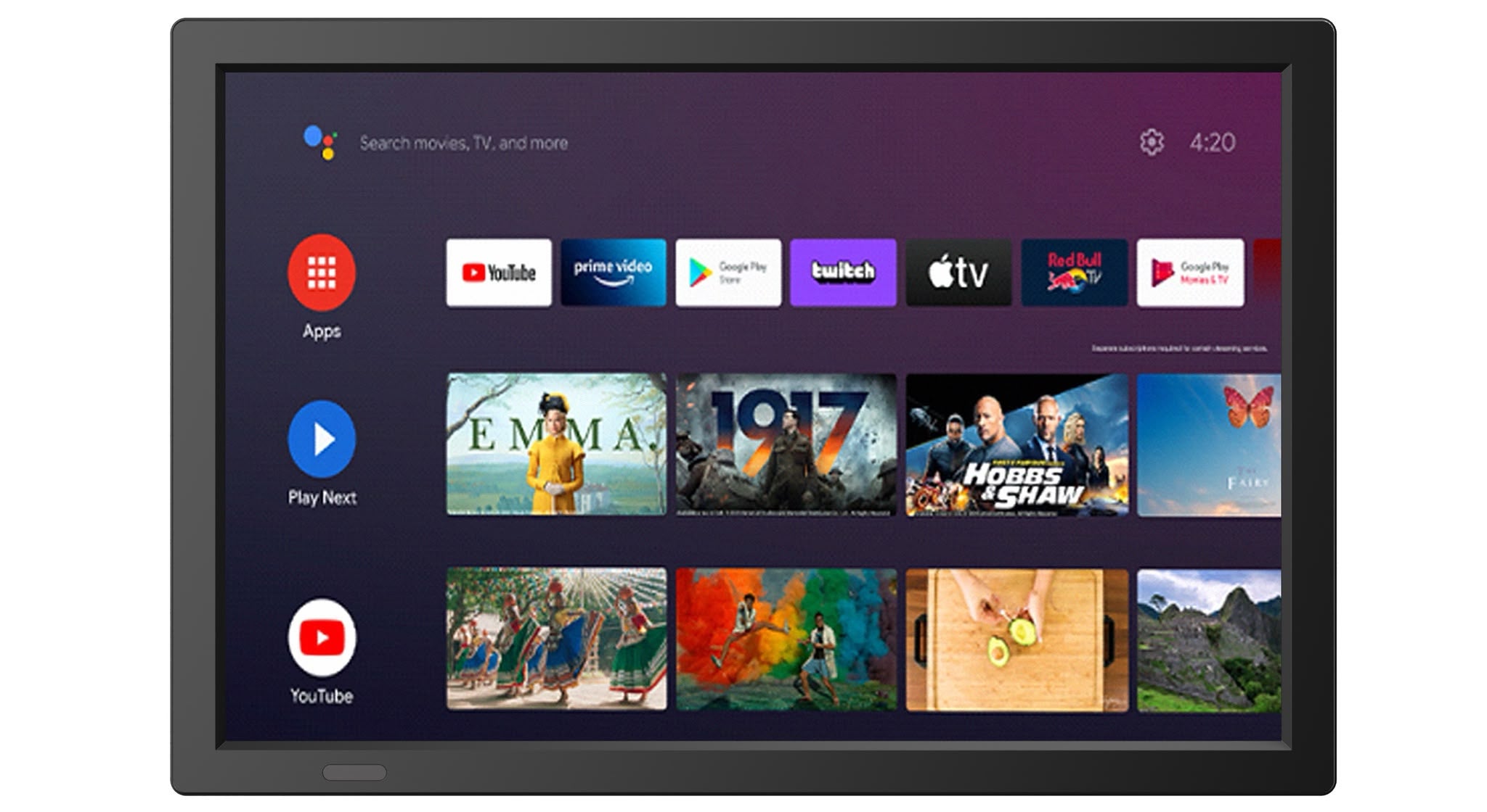 CRONY 15.6-inch Portable Smart Google TV