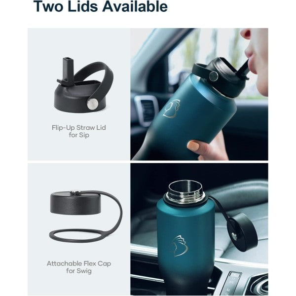 Buzio Trophy Series Water Bottle for Car 1.2L - Indigo Crush
