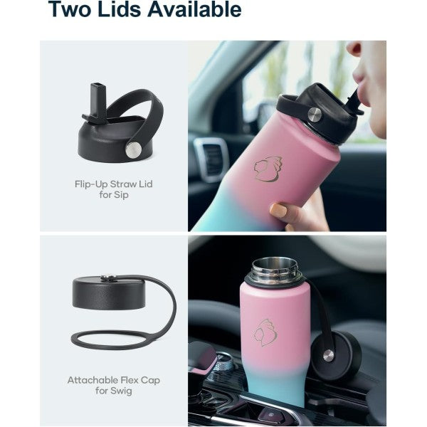 Buzio Trophy Series Water Bottle for Car 1L - Bubble Gum
