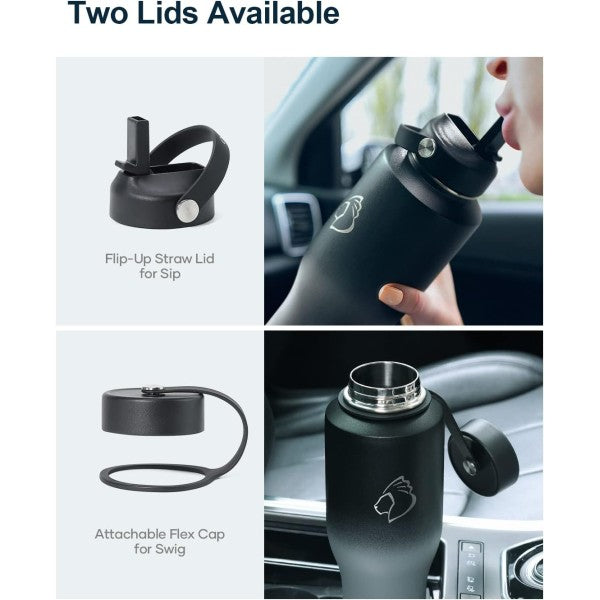 Buzio Trophy Series Water Bottle for Car 1.2L - Shadow