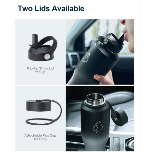 Buzio Trophy Series Water Bottle for Car 1L - Shadow