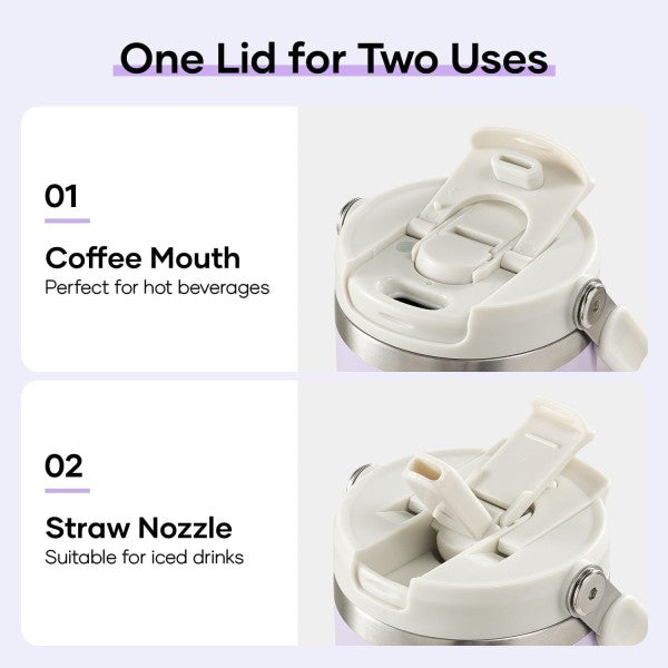 Buzio Swing Series Insulated Tumbler 1L - Purple