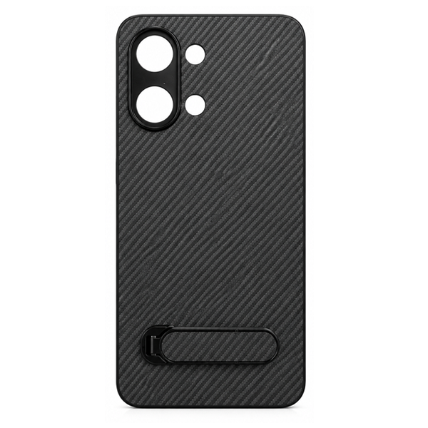 iEngage Vivo Y11 Back Case With Kickstand (Black)