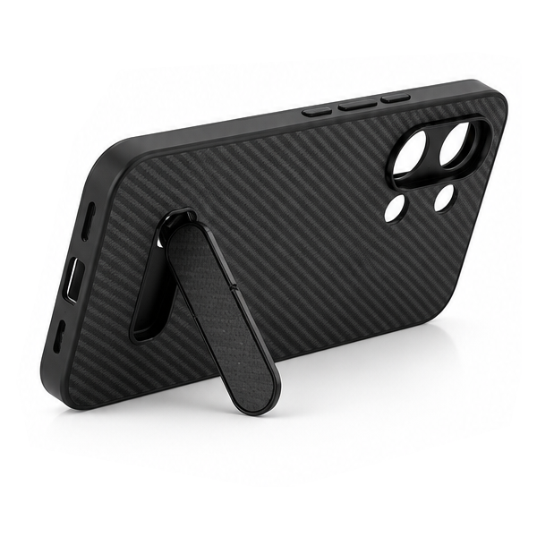 iEngage Vivo Y11 Back Case With Kickstand (Black)