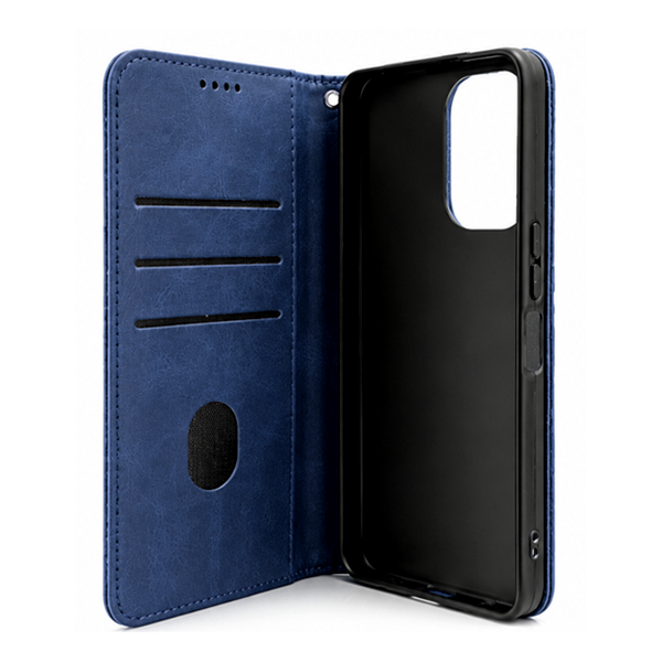 iEngage Vivo Y11 Book Case(Navy Blue)
