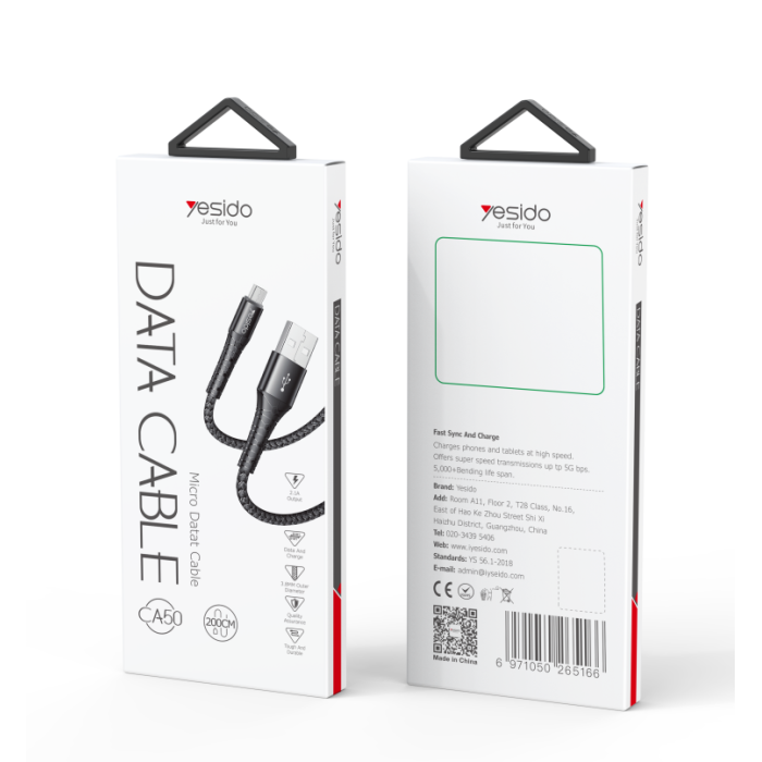 Yesido Ca95 27W 1.2M Pd To Lightning Cable