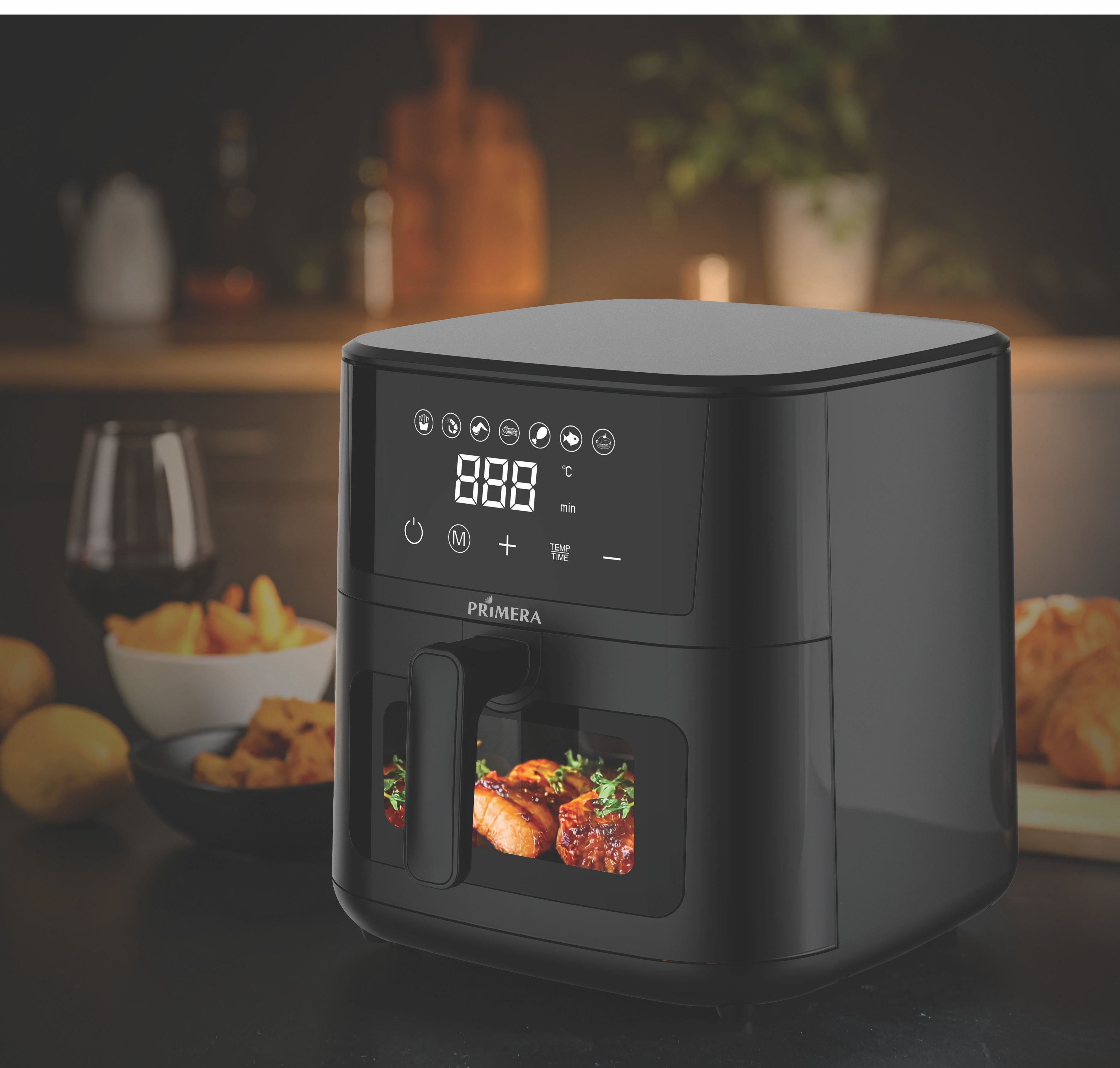 PRIMERA Air Fryer 4.5Ltrs Digital Samrt Touch