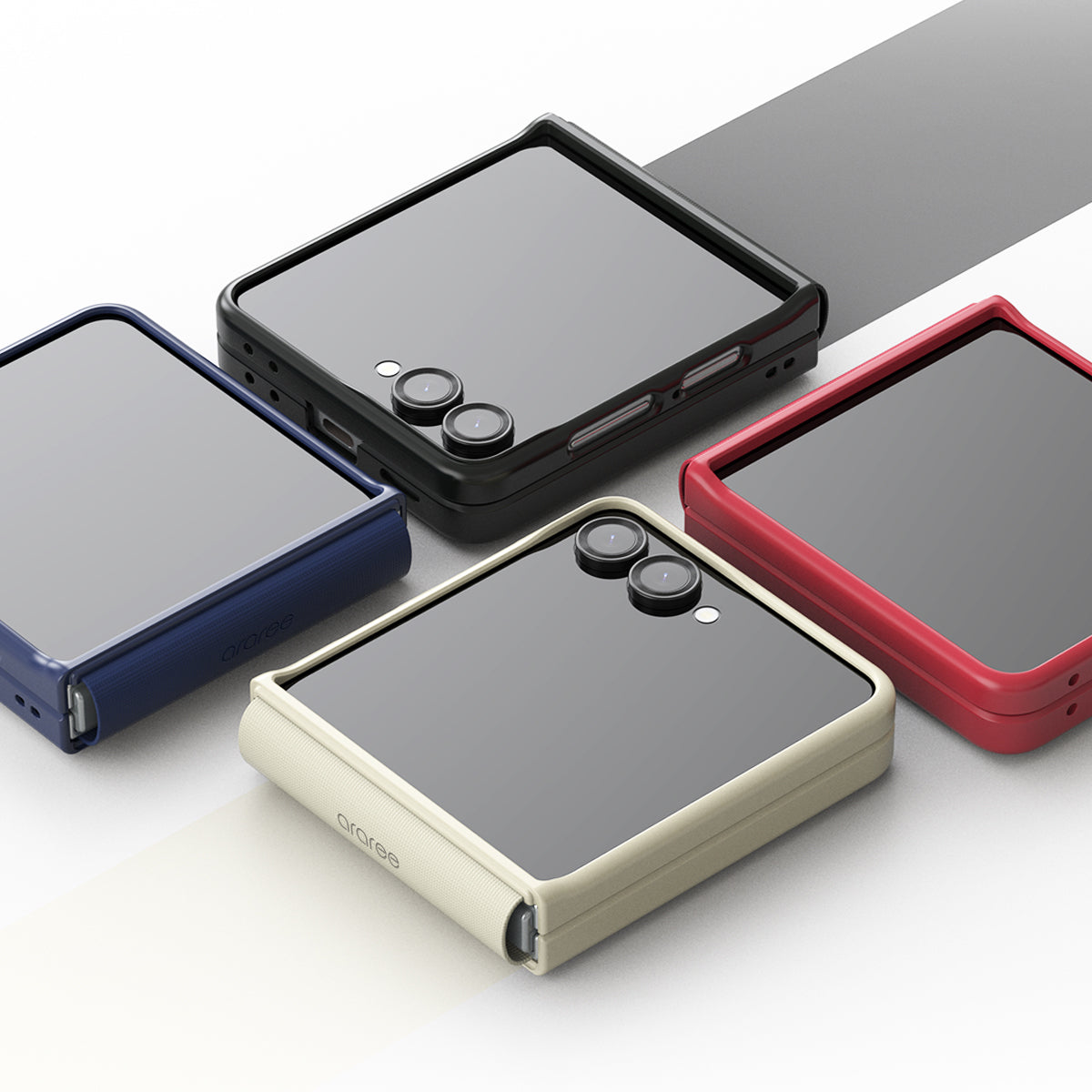Araree Aero Flex Magsafe Case With Dual Layer Protection For Samsung Galaxy Z Flip 7 - Black