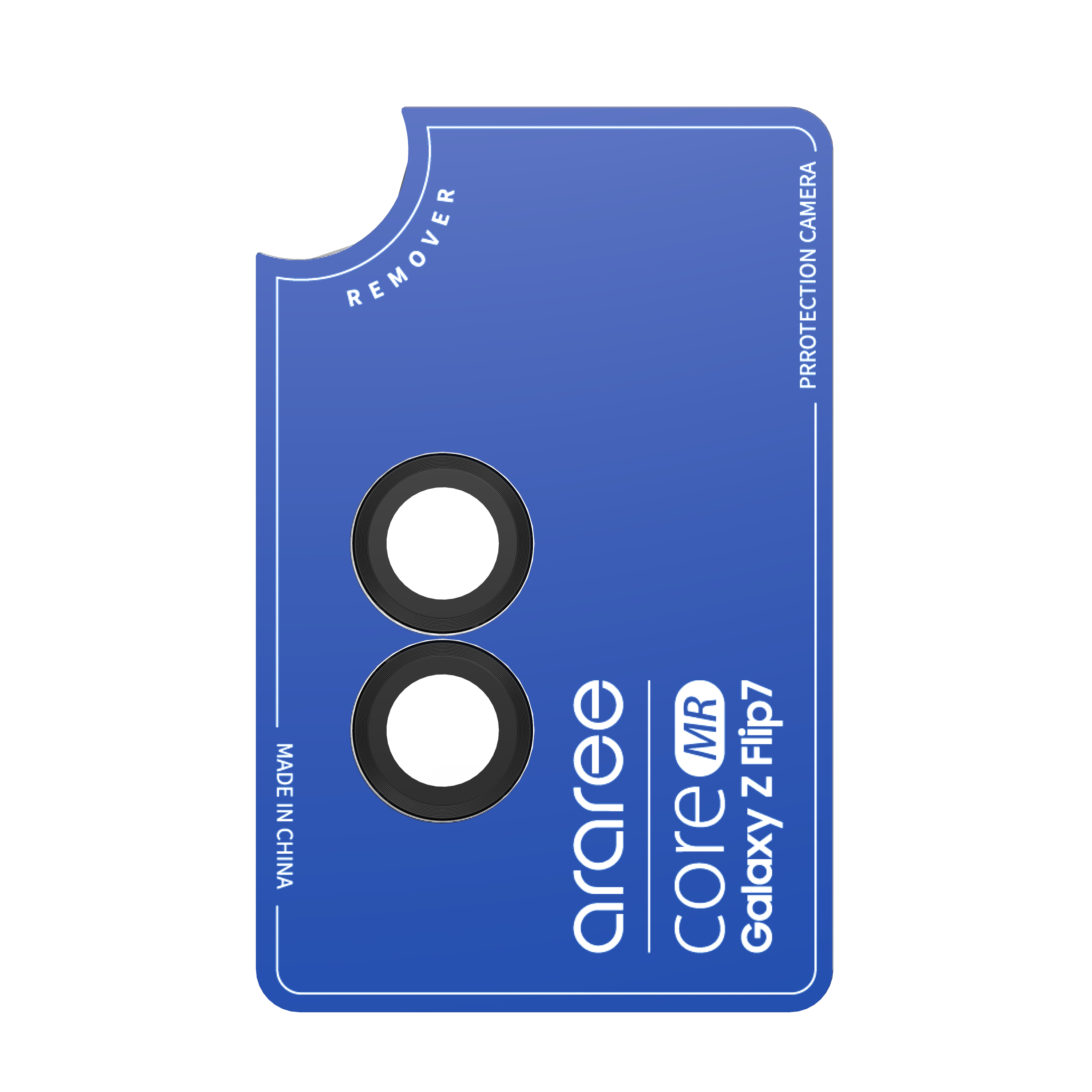 Araraee Camera Lense Ring Protection For Samsung Galaxy Z Flip 7 - Clear