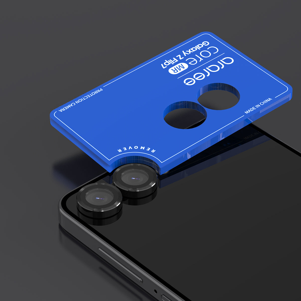 Araraee Camera Lense Ring Protection For Samsung Galaxy Z Flip 7 - Clear