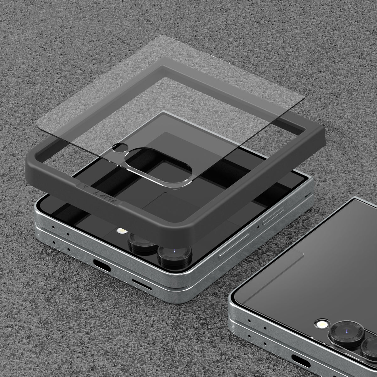 Araree Core Front Screen Tempered Glass For Samsung Galaxy Z Flip 7 - Clear (1 Pcs)