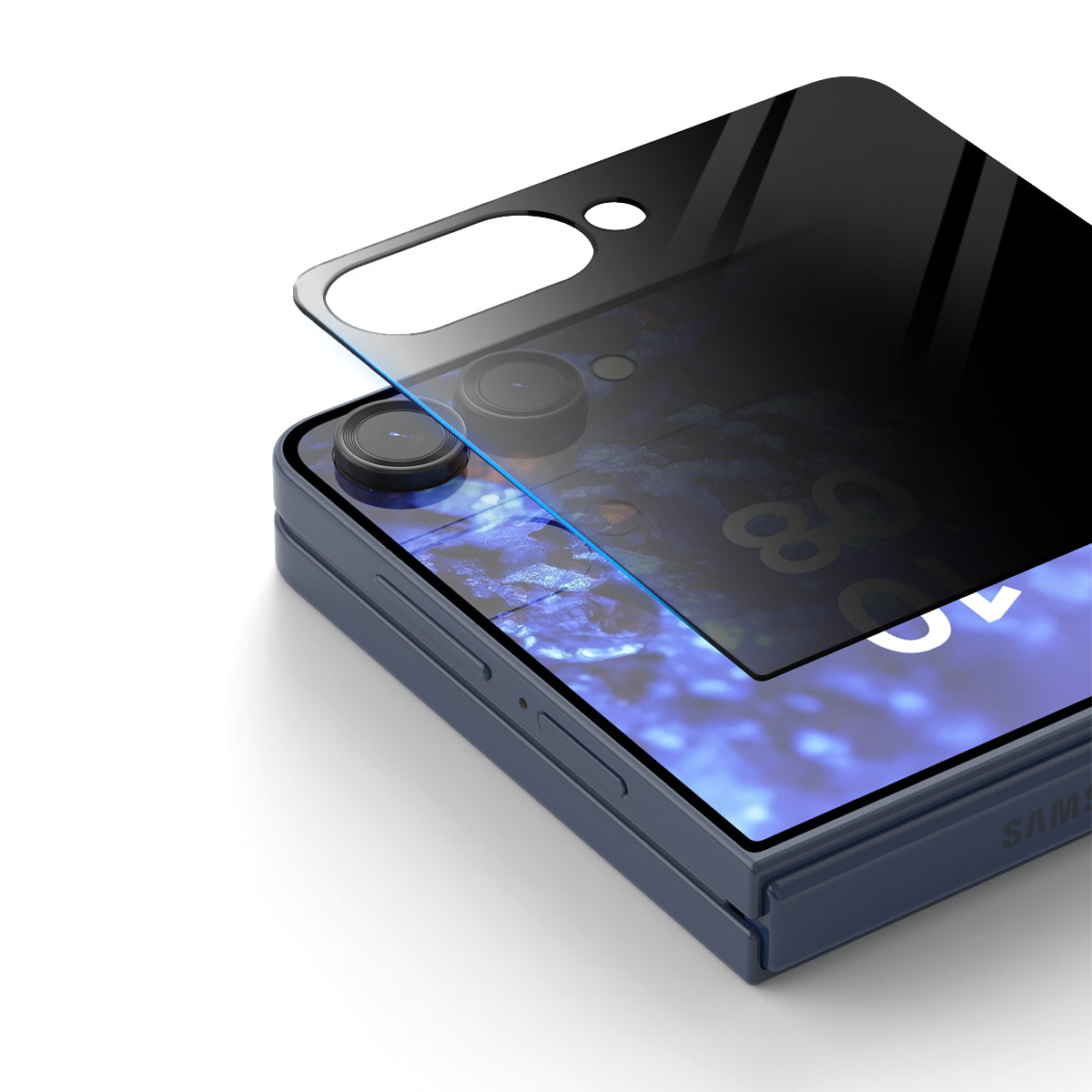 Araree Core Front Screen Tempered Glass For Samsung Galaxy Z Flip 7 - Privacy (1 Pcs)